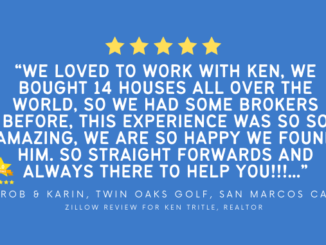 Review for Ken Tritle, Realtor® California Real Estate Buyer’s Agent, San Marcos CA